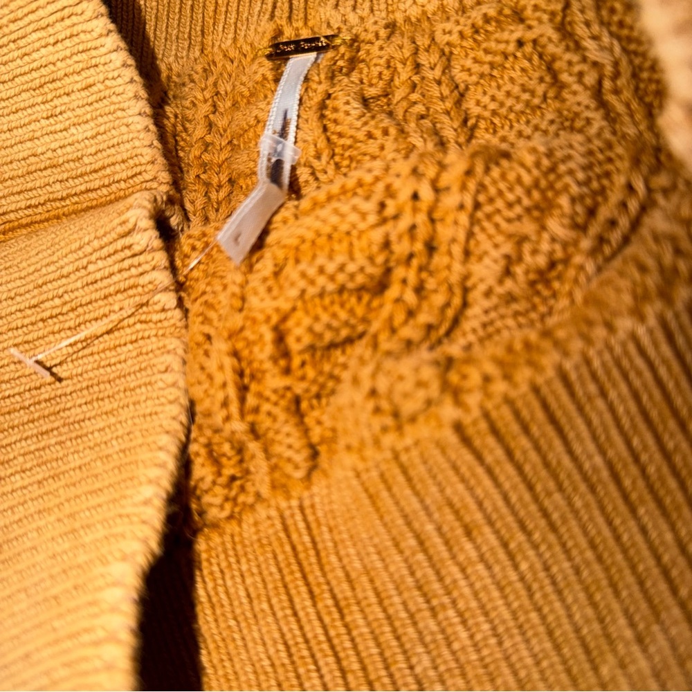 Free People Cable Knit Butterscotch Skirt - Picture 5 of 10
